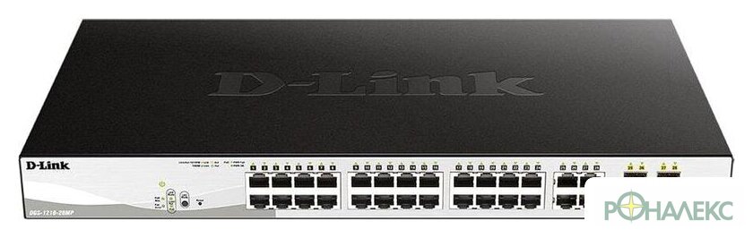 Настраиваемый коммутатор D-Link DGS-1210-28MP/F3A - фото2