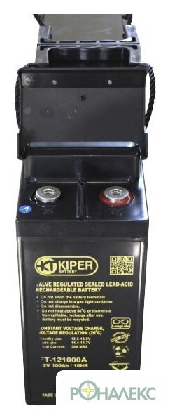 Аккумулятор для ИБП Kiper FT-121000А (12В/100 А·ч) - фото2