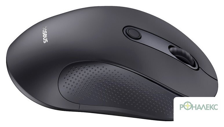 Мышь Baseus F02 Ergonomic Wireless Mouse (черный, без батарейки в комплекте) - фото2