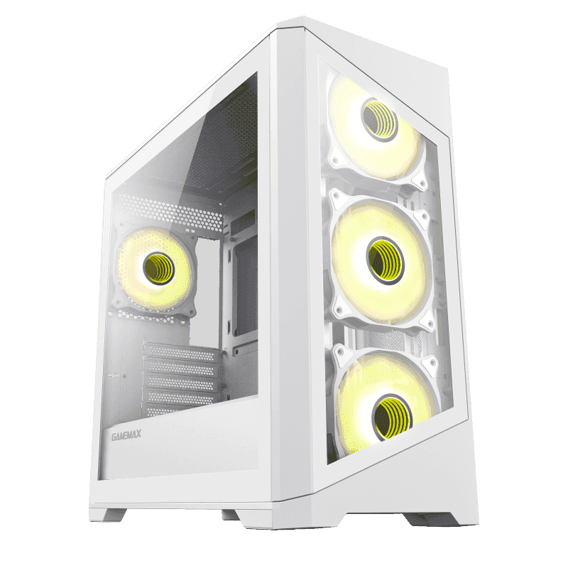 Корпус GameMax Destroyer Mesh (белый) (DESTROYER TGW)