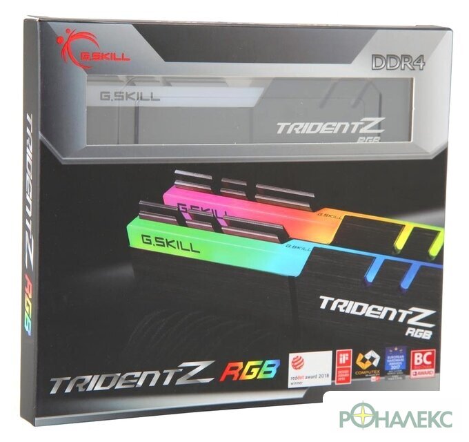 Оперативная память G.Skill Trident Z RGB 2x16GB DDR4 PC4-25600 F4-3200C16D-32GTZR - фото2