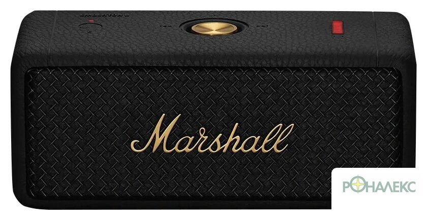 Беспроводная колонка Marshall Emberton II (черный/латунь) - фото