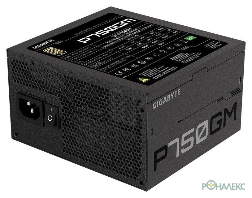 Блок питания Gigabyte P750GM - фото
