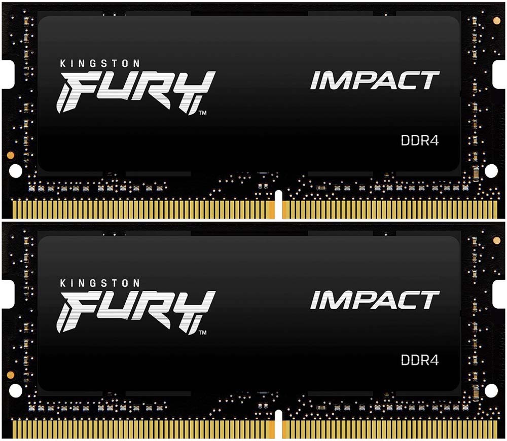 Модуль памяти 32Gb (2*16Gb) Kingston FURY Impact (KF432S20IBK2/32)- фото