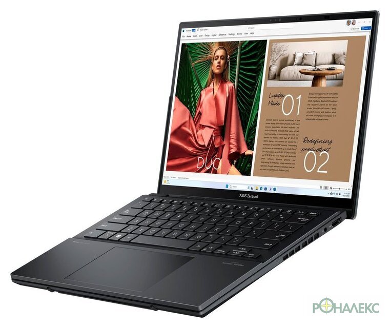 Рабочая станция ASUS Zenbook 14 Duo OLED UX8406CA-QL078W - фото4
