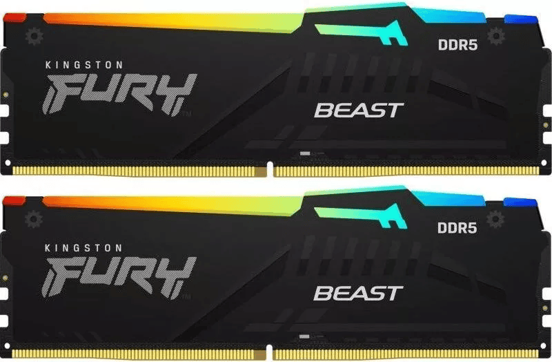 Модуль памяти 32Gb (2*16Gb) Kingston FURY Beast RGB (KF560C40BBAK2-32)- фото