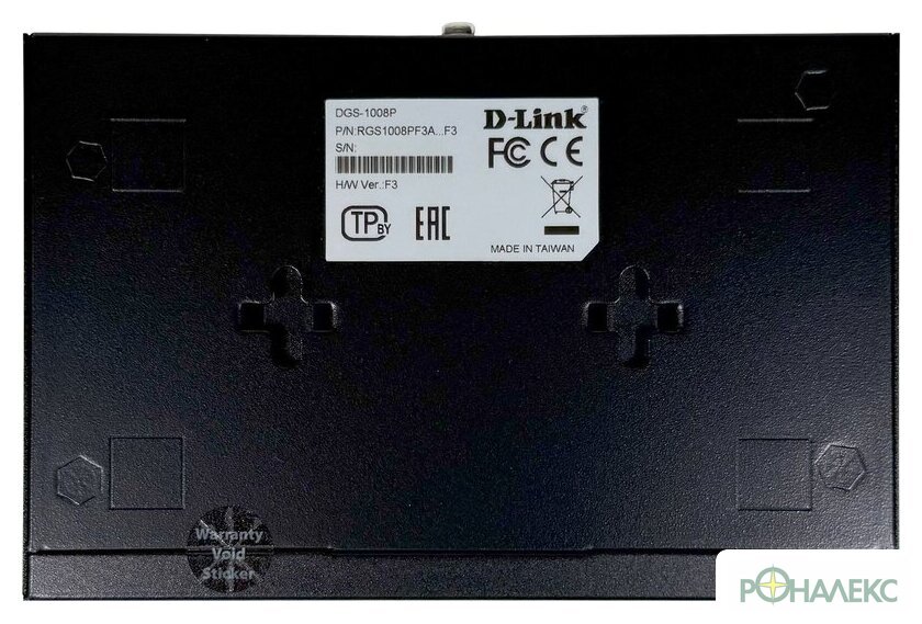 Неуправляемый коммутатор D-Link DGS-1008P/F3A - фото4