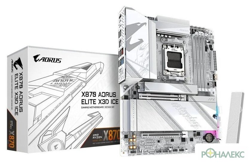 Материнская плата Gigabyte X870 Aorus Elite X3D Ice - фото5