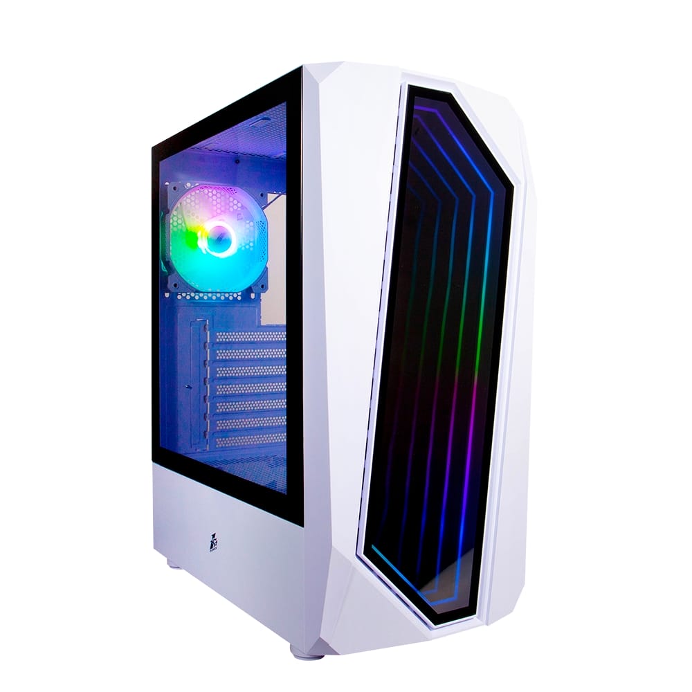 Корпус 1stPlayer Infinite Space IS-6 (белый) (IS6-WH-1F1-W)- фото