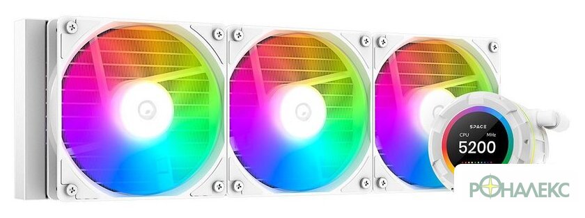 Система жидкостного охлаждения для процессора ID-Cooling Space SL360 XE WHITE - фото