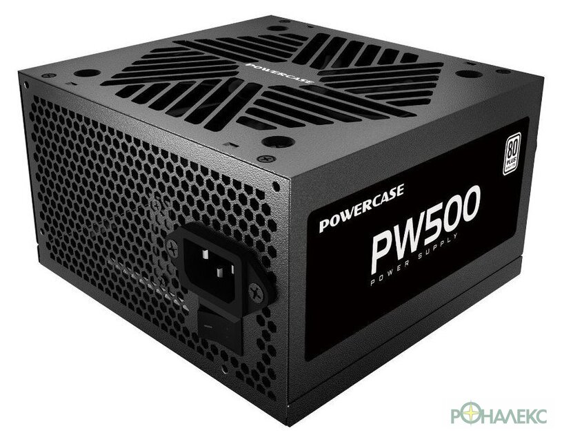 Блок питания Powercase PW500 (черный) - фото