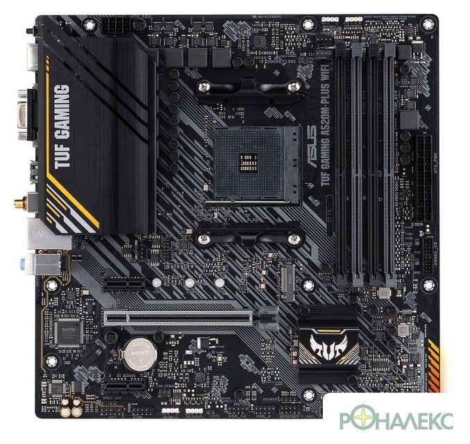 Материнская плата ASUS TUF Gaming A520M-Plus WiFi - фото