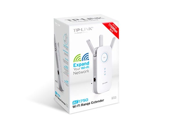 Репитер TP-Link RE450 (1750Mbit/s, 2.4GHz + 5GHz)- фото