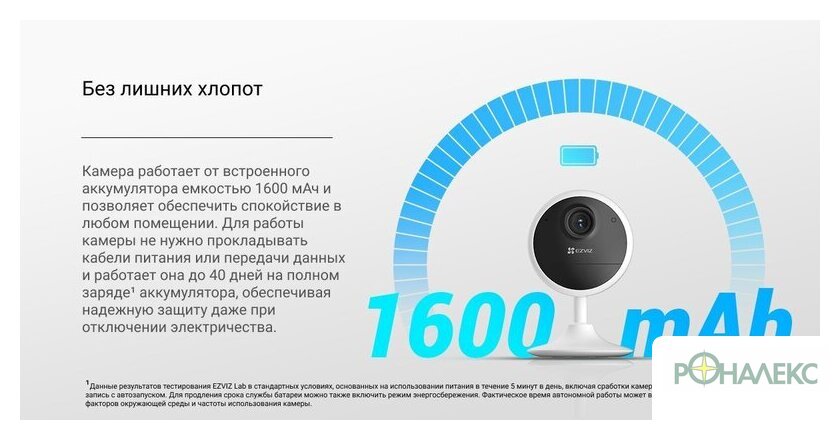 IP-камера Ezviz CB1 CS-CB1-R100-1K2WF - фото3