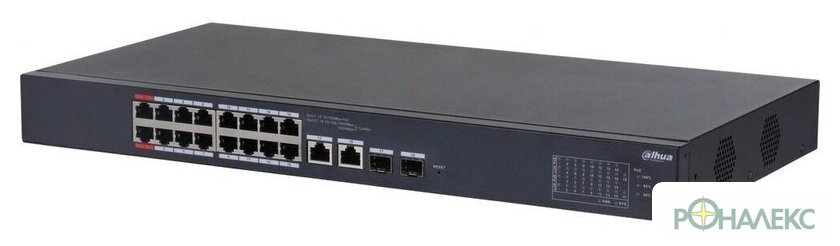 Управляемый коммутатор 2-го уровня Dahua DH-CS4218-16ET-240 - фото2