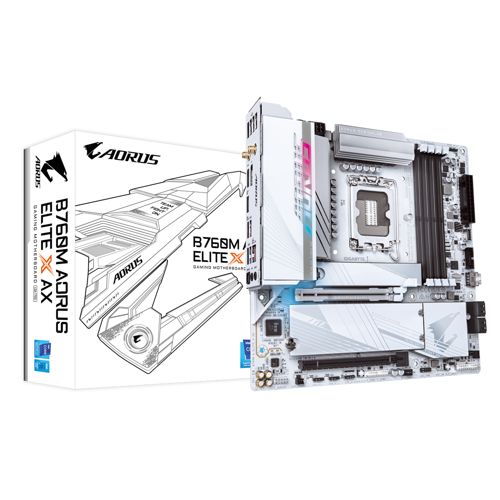 Материнская плата Gigabyte B760M AORUS ELITE X AX