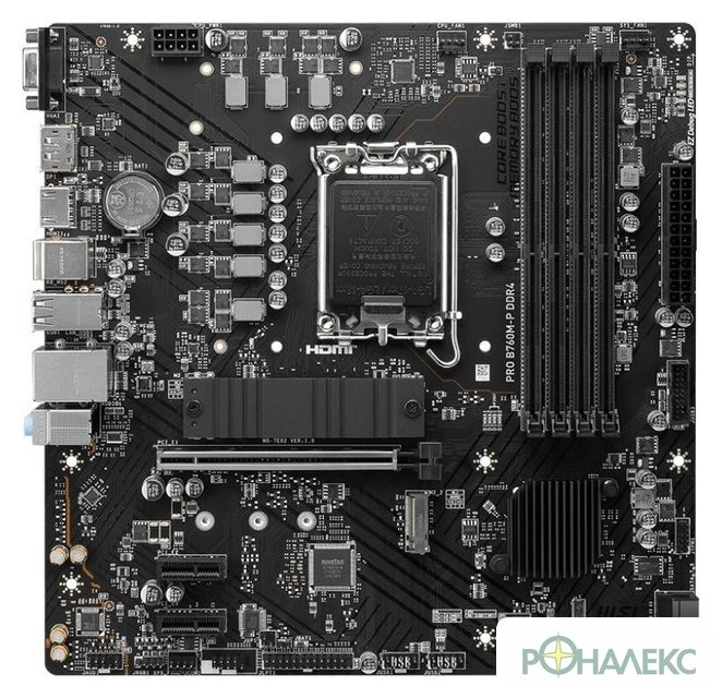Материнская плата MSI Pro B760M-P DDR4 - фото
