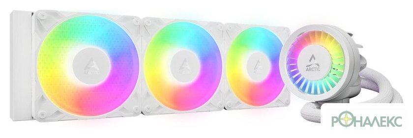 Система жидкостного охлаждения для процессора Arctic Liquid Freezer III Pro 360 A-RGB White ACFRE00188A - фото