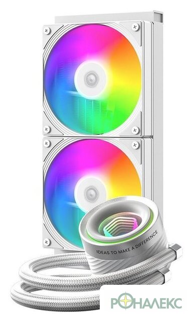 Система жидкостного охлаждения для процессора ID-Cooling FX240 INF White - фото2