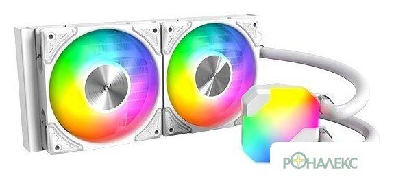 Система жидкостного охлаждения для процессора Montech HyperFlow ARGB 240 (белый) - фото