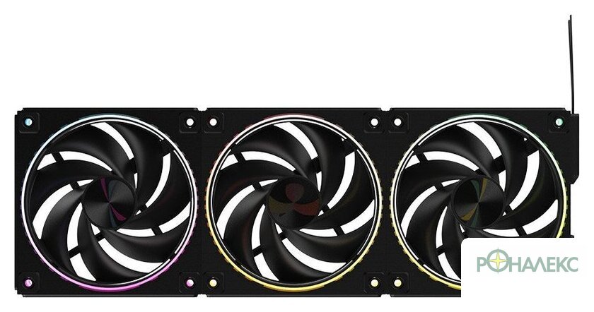 Комплект вентиляторов для корпуса Zalman ZM-DF120 A3 (черный) - фото3