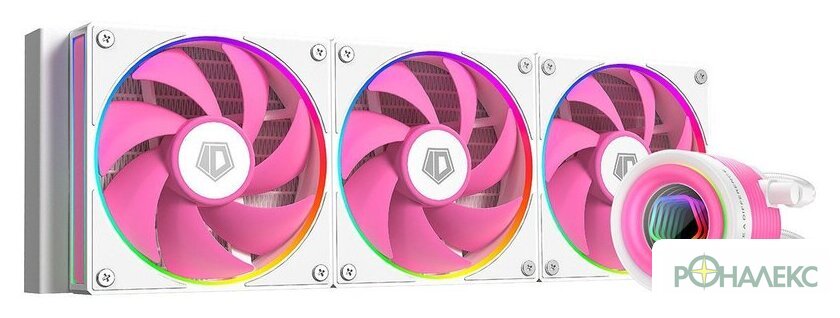 Система жидкостного охлаждения для процессора ID-Cooling FX360 INF Pink - фото