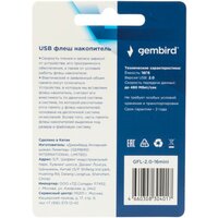 USB Flash Gembird GFL-2.0-16mini 16Gb (белый)- фото5