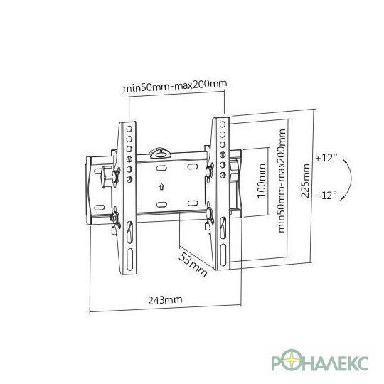 Кронштейн для телевизора Gembird WM-42T-02 - фото2