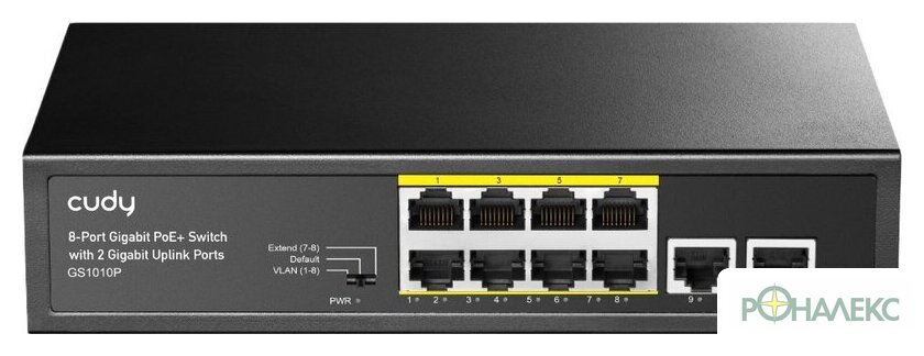 Неуправляемый коммутатор Cudy GS1010P 1.0 - фото