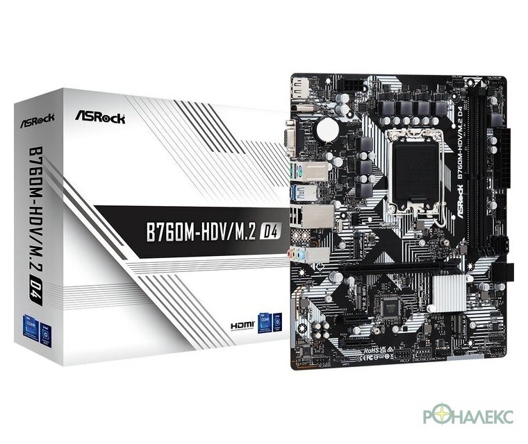 Материнская плата ASRock B760M-HDV/M.2 D4 - фото2