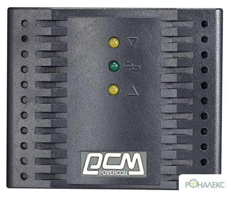 Стабилизатор напряжения Powercom TCA-1200 (черный) - фото2