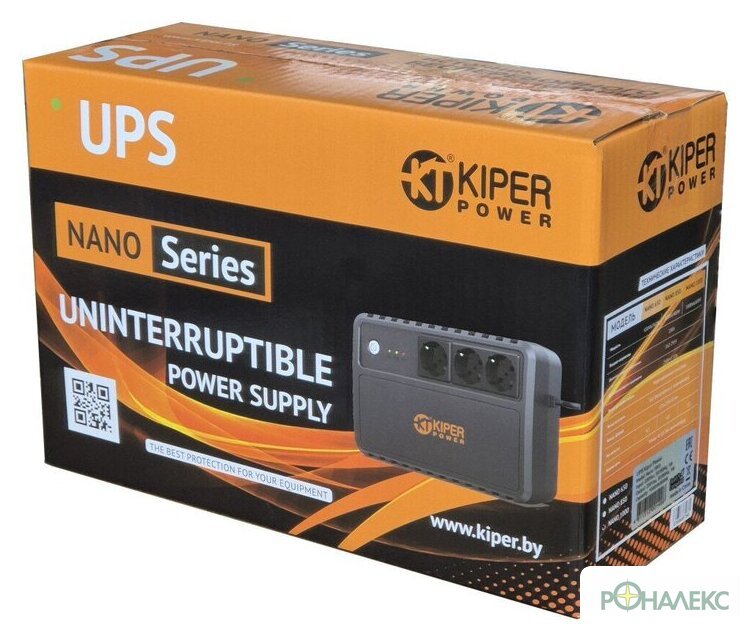Источник бесперебойного питания Kiper Power Nano 850 (850VA/480W) - фото3