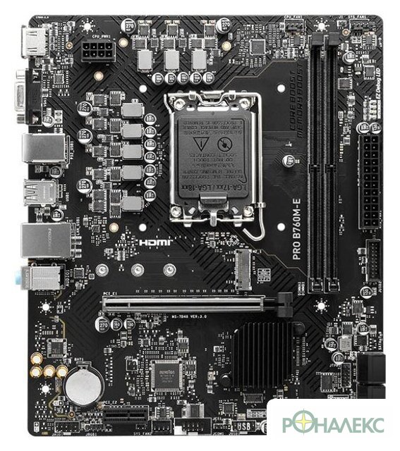 Материнская плата MSI Pro B760M-E - фото