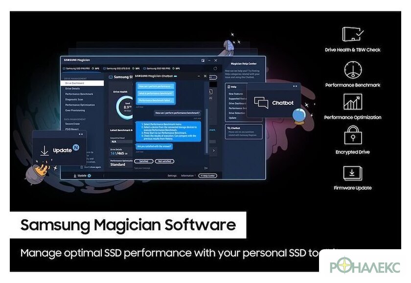 SSD Samsung 990 Pro с радиатором 1TB MZ-V9P1T0CW - фото5