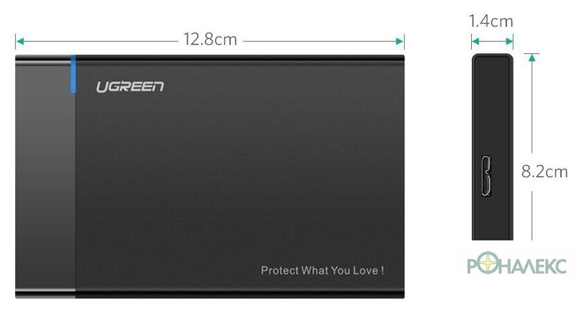 Бокс для накопителей 2.5" Ugreen 30847 - фото5