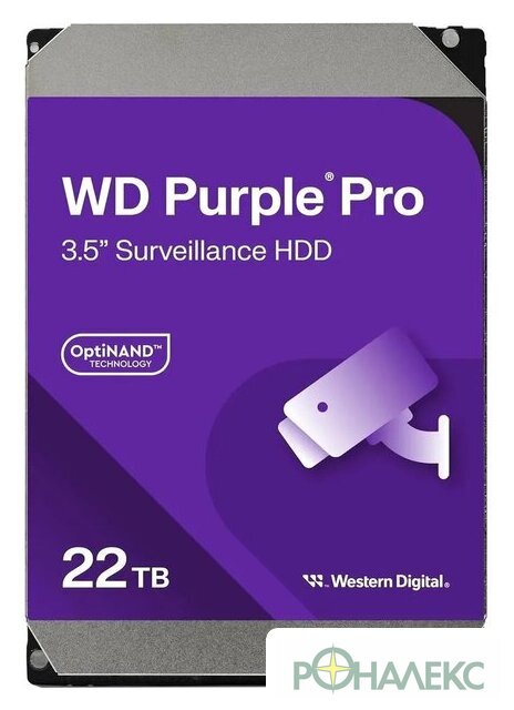 Жесткий диск WD Purple Pro 22TB WD221PURP - фото