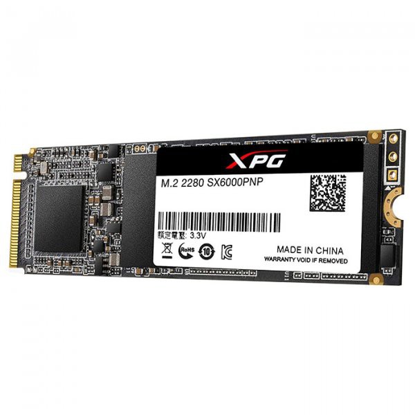Жесткий диск SSD 512Gb A-Data XPG SX6000 Pro (ASX6000PNP-512GT-C) (PCI Express 3.0 x4, M.2, 2100/1400Mb/s)- фото