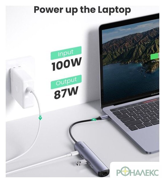 USB-хаб Ugreen CM418 10919 - фото5