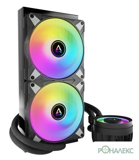 Система жидкостного охлаждения для процессора Arctic Liquid Freezer III 280 A-RGB Black ACFRE00143A - фото4