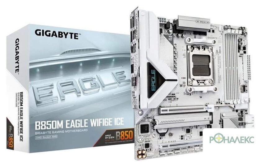 Материнская плата Gigabyte B850M Eagle WiFi6E Ice (rev. 1.0) - фото4