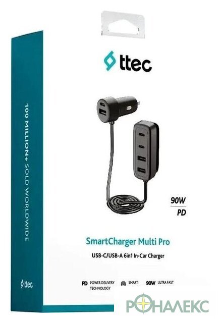 Автомобильное зарядное ttec 2CKP06S - фото5