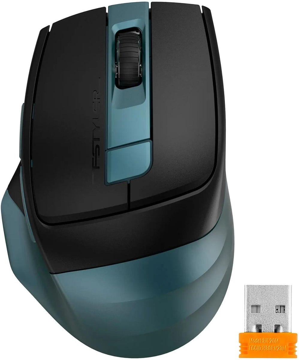 Мышь A4Tech Fstyler FB35CS (черный/темно-зеленый)