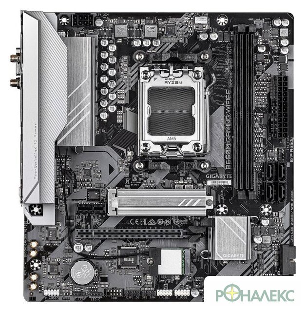 Материнская плата Gigabyte B650M Gaming WiFi6E (rev. 1.4) - фото