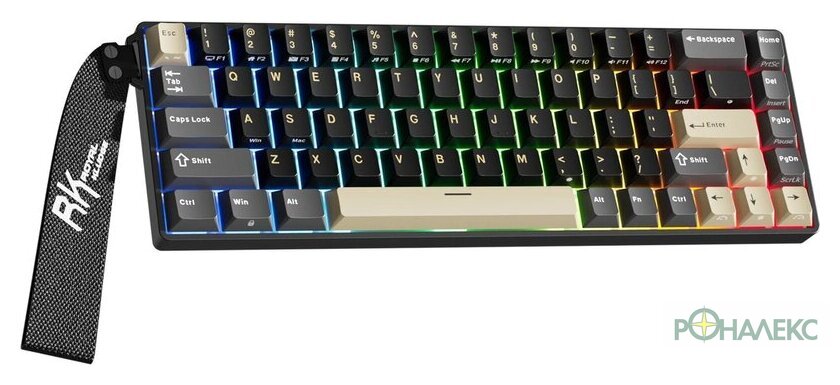 Клавиатура Royal Kludge RK68 HE Phantom (RK Mint) - фото2