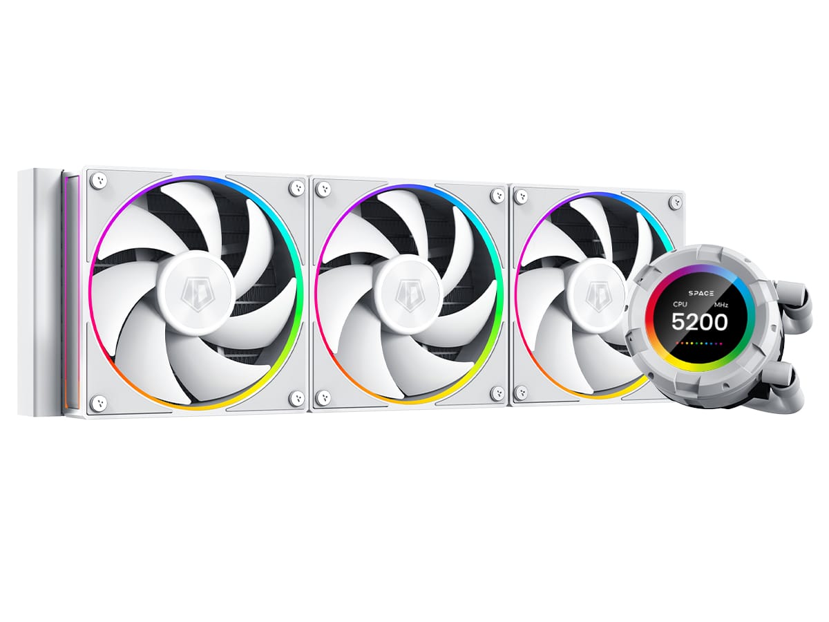 Система водяного охлаждения ID-Cooling SL360 White- фото