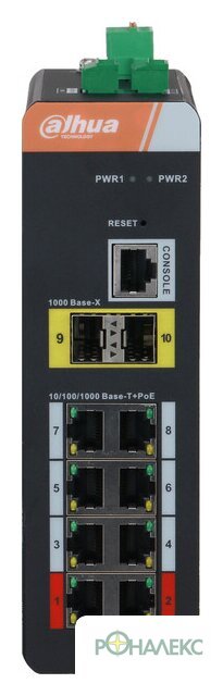 Управляемый коммутатор 2-го уровня Dahua IS4210-8GT-120 - фото3