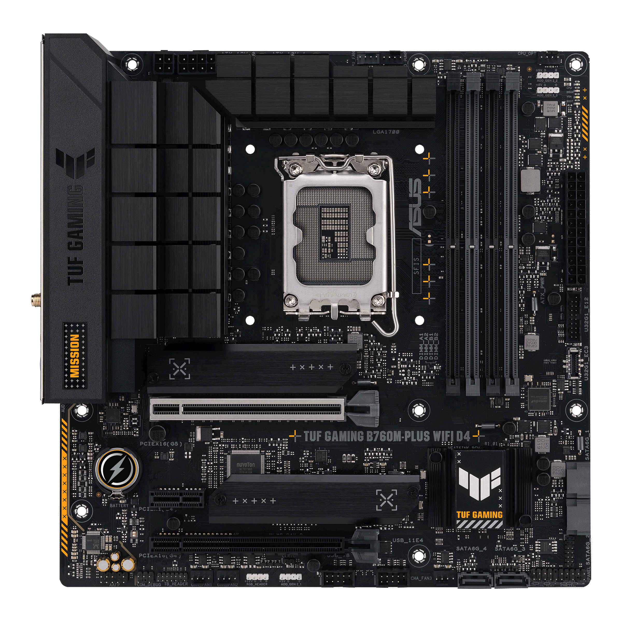 Материнская плата Asus TUF Gaming B760M-Plus WiFi D4
