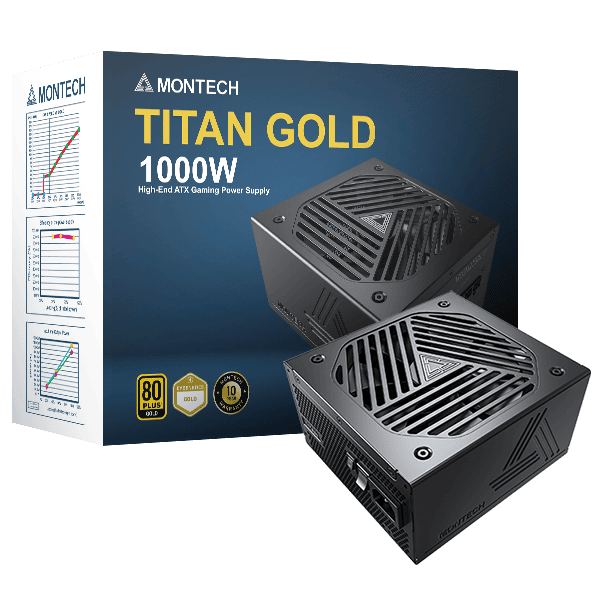 Блок питания 1000W Montech Titan Gold (MNT-TG1000-B)- фото