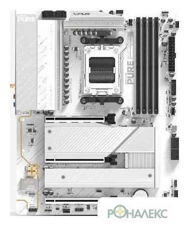 Материнская плата Sapphire Pure B850A WiFi7 52123-11-40G - фото
