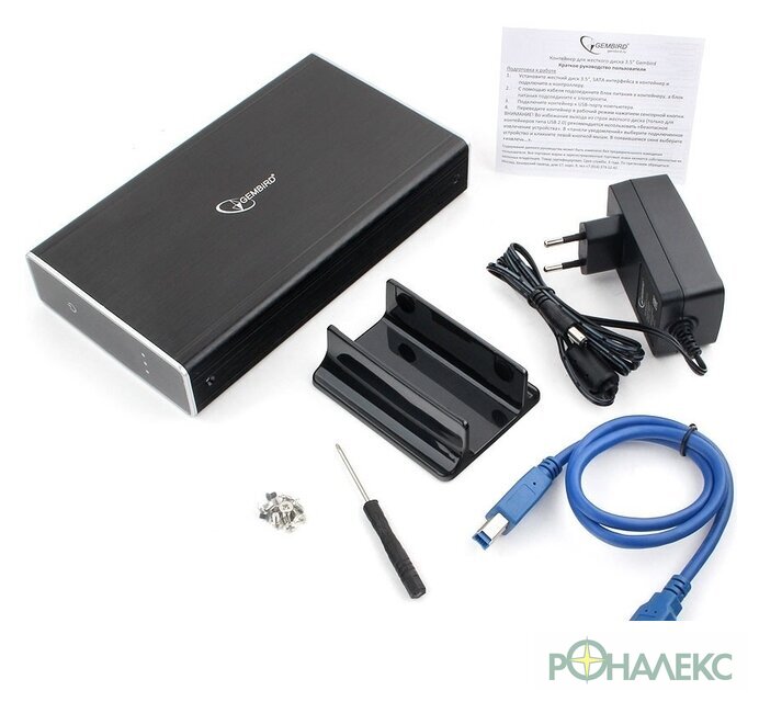 Бокс для накопителей 3.5" Gembird EE3-U3S-80 - фото4